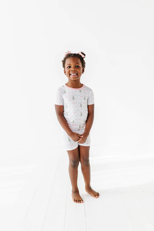 Kiki + Lulu - Pink Dressed To the Tee SS Pajama Set