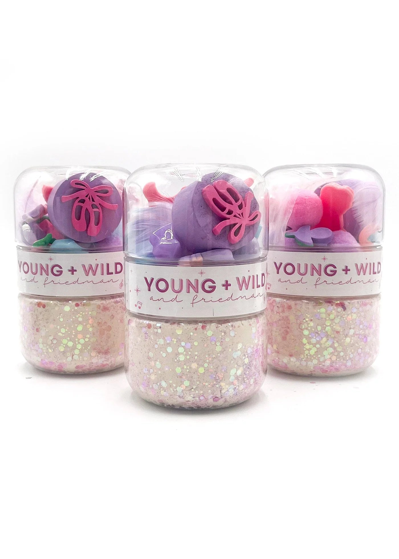 Young Wild and Friedman Ballet Grab & Go Dough Jar for easy, portable play and creative fun with modeling dough.