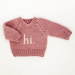 Huggalugs - Hi. Rosy Crew Neck Sweater