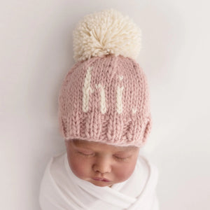 Huggalugs - HI Rosy Hand Knit Beanie Hat
