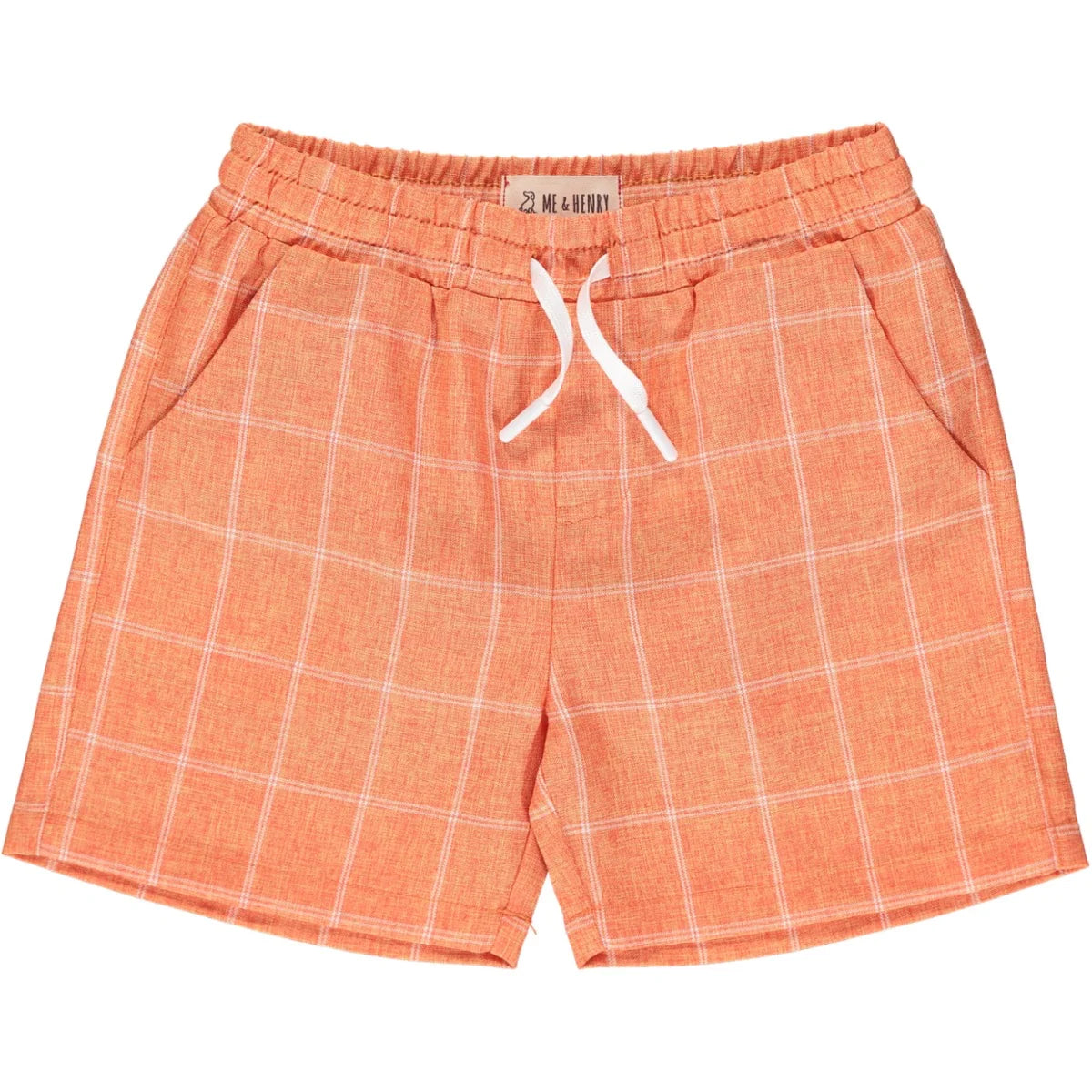 Me & Henry - Orange Grid Hybrid Short