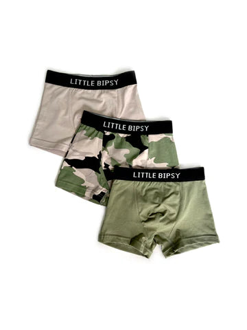 Little Bipsy - Boxer Brief 3-pack - Pewter Camo