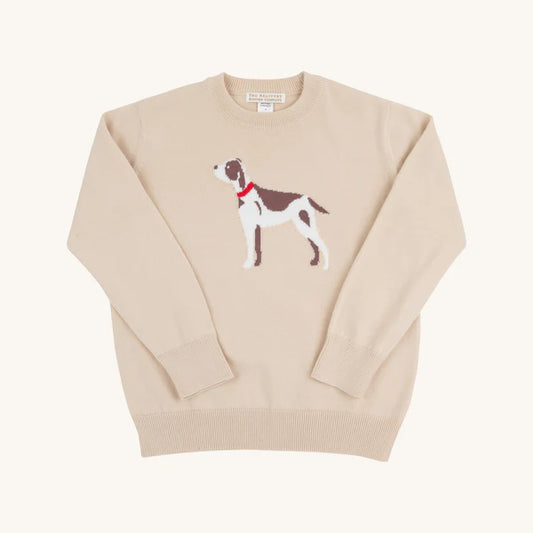 Osprey Oatmeal Dog Isaac's Intarsia Sweater