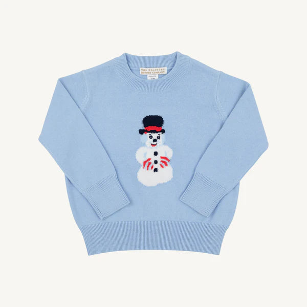 Beale Street Blue Snowman Isaac's Intarsia Sweater