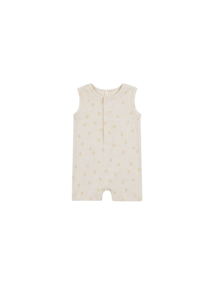 Quincy Mae - Natural Suns Henley Romper