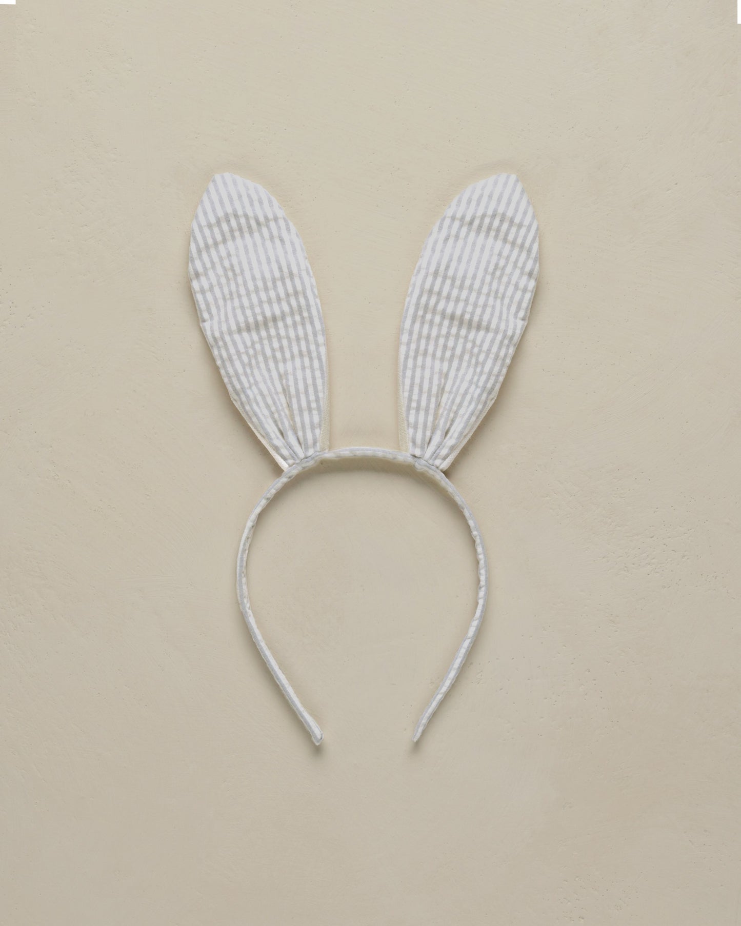 Noralee - Sage Stripe Bunny Headband