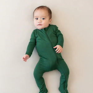 Kyte Baby - Zippered Footie in Forest