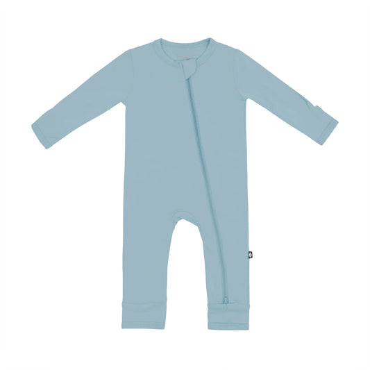 Kyte Baby - Zippered Romper in Dusty Blue