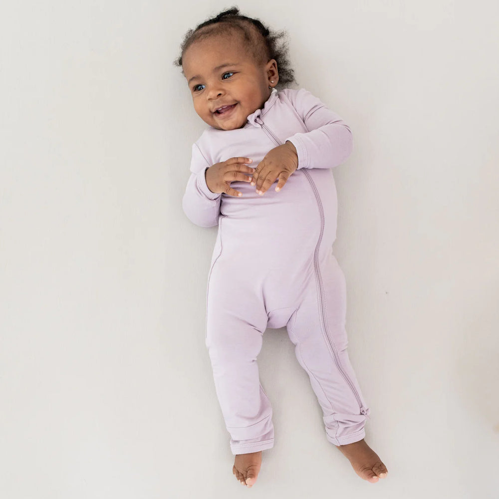 Kyte Baby - Zippered Romper in Wisteria