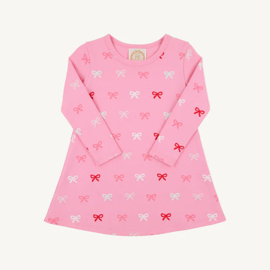 Bitty Bows Long Sleeve Polly Play Dress