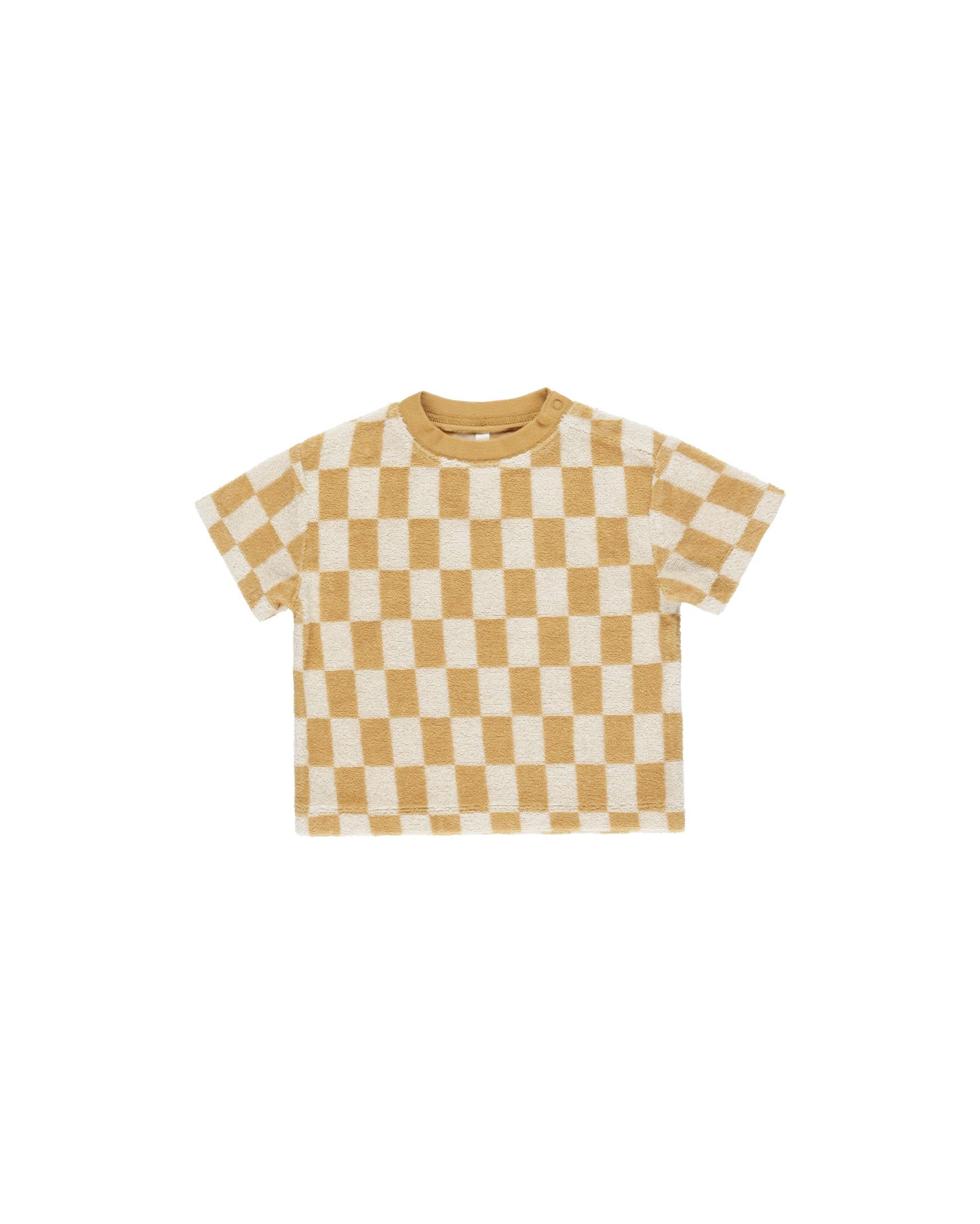 Rylee & Cru - Marigold Check Relaxed Tee