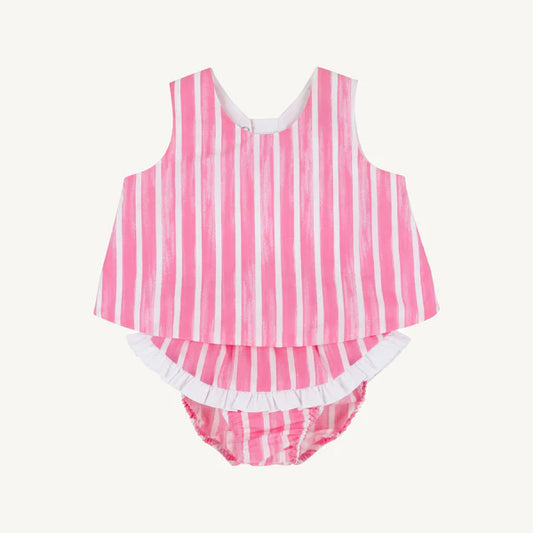 Sea Wall Stripe Winter Park Pink Mary Todd Tab Set