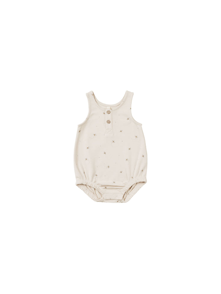 Quincy Mae - Bees Sleeveless Bubble Romper