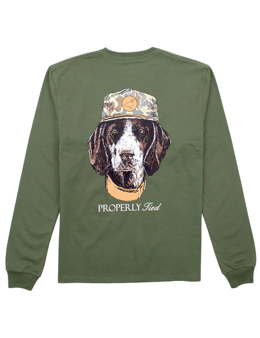 Boys Man's Best Friend LS Olive