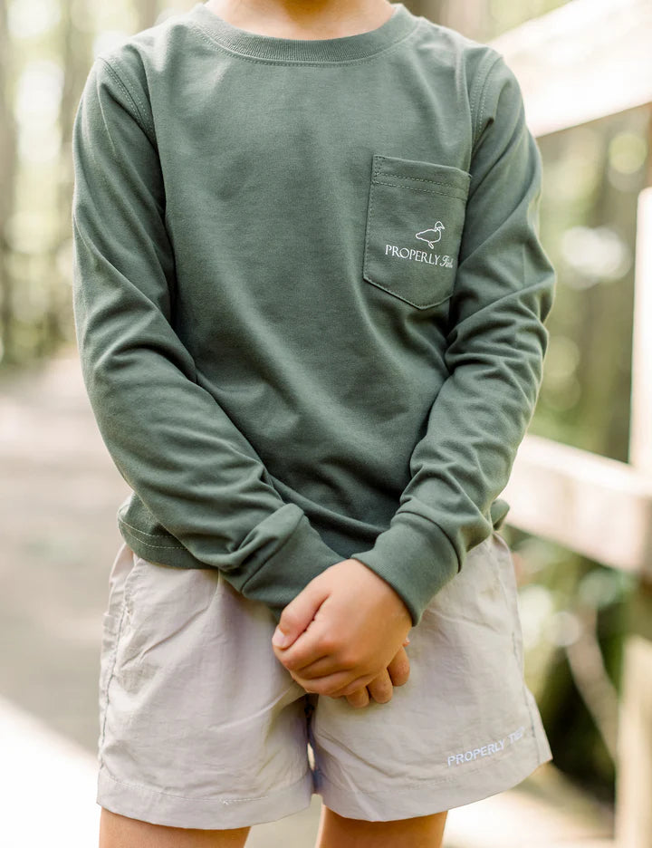 Boys Mallard Khaki Short