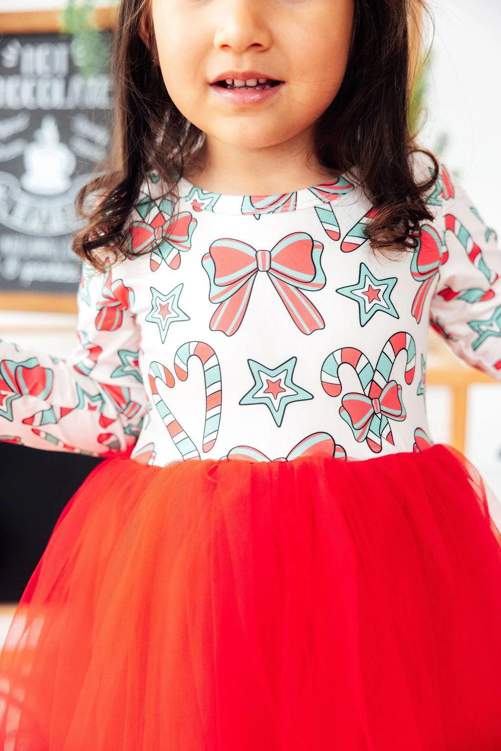 Mila & Rose - Peppermint Princess L/S Tutu Dress