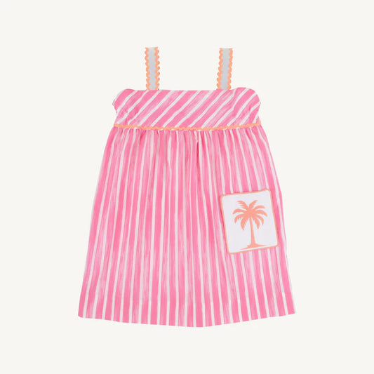 Sea Wall Stripe Winter Park Pink Millie Day Dress