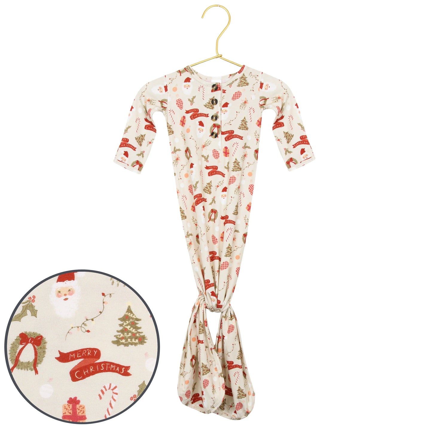 Mistletoe Knotted Gown