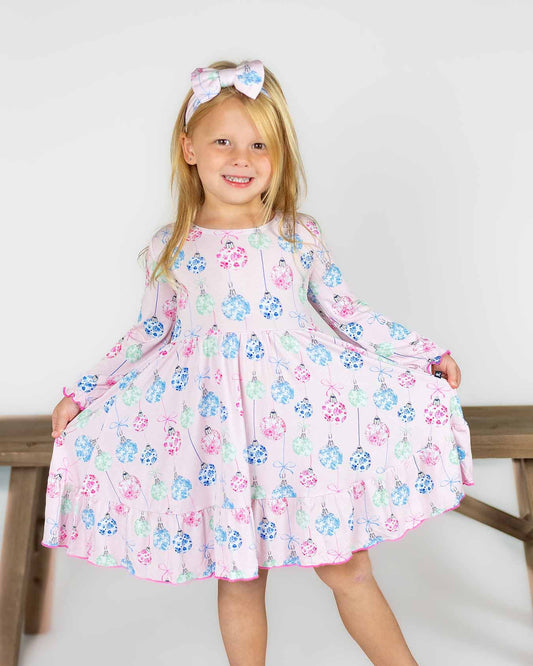 Lev Baby Mariah long sleeve nightgown in soft fabric with a relaxed fit and delicate detailing
