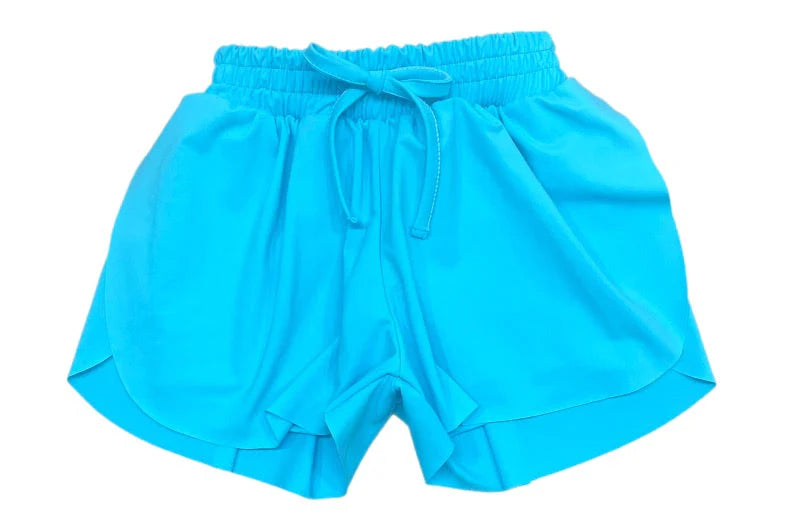 James & Lottie - Bright Blue Butterfly Shorts BE