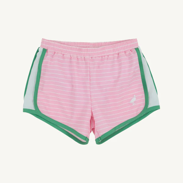 Pier Party Pink Stripe with Gibson Island Green Prepletic™ Shimmy Shake Shorts