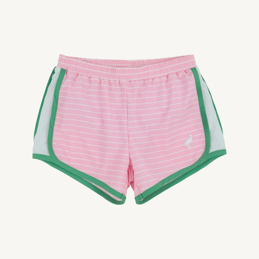 Pier Party Pink Stripe with Gibson Island Green Prepletic™ Shimmy Shake Shorts