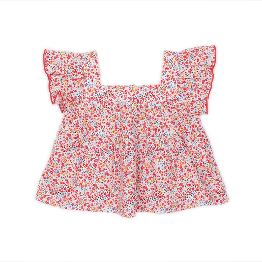 Forever Young - Ramona Floral Ruffle Top