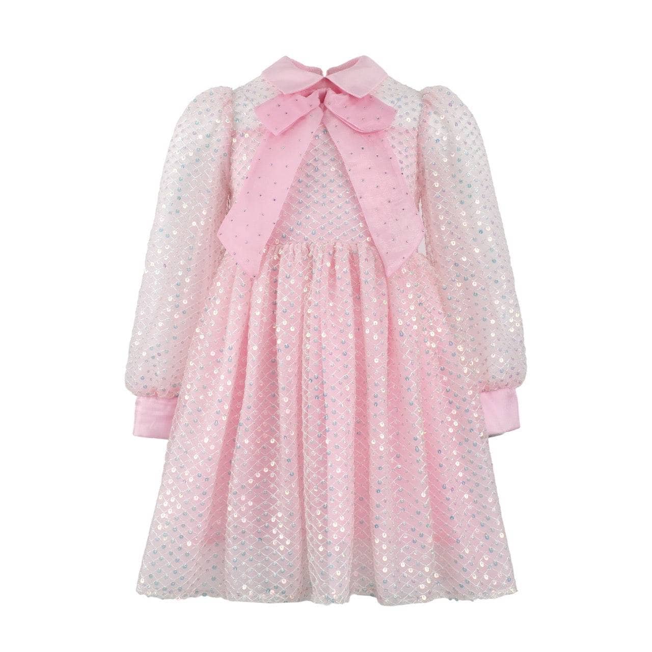 Sequin Party Bow Dress