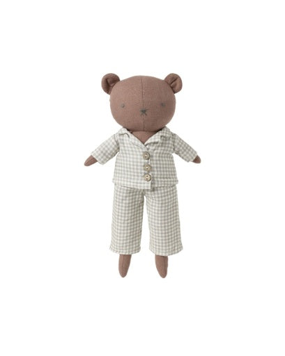 Rylee + Cru Benji the Bear plush toy with soft brown fur and a friendly face