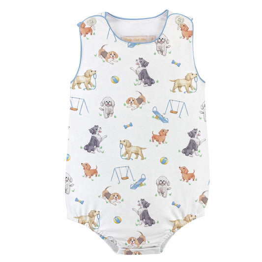 Baby Club Chic - Doggie Park Printed Bubble
