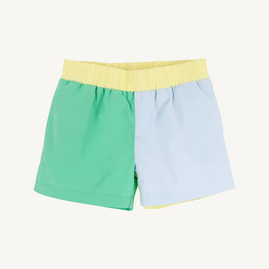 Grace Bay Green/Buckhead Blue/Lake Worth Yellow Sheffield Shorts - Broadcloth