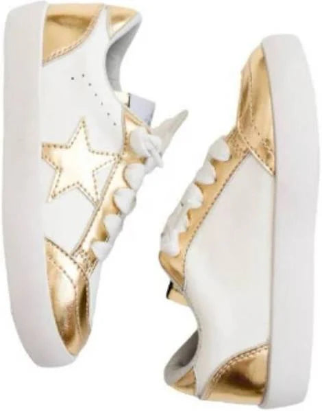 Belle Cher - Gold Star Kid Sneakers