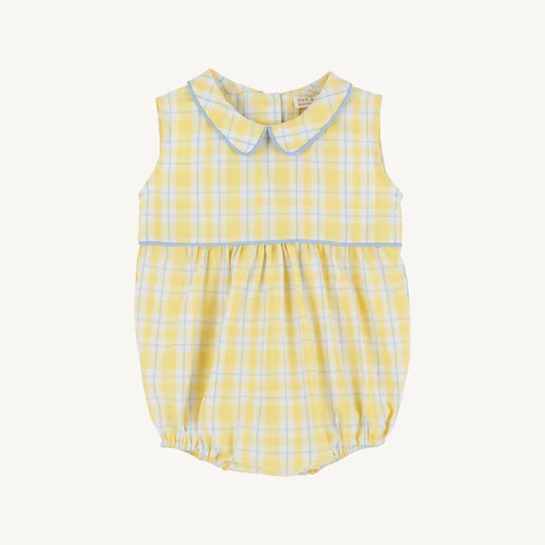 Forsyth Park Plaid/Beale Street Blue Sleeveless Bradford Bubble