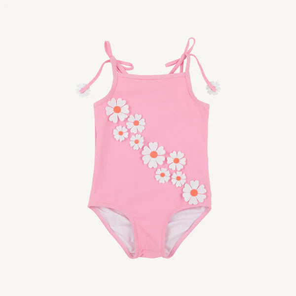Hamptons Hot Pink Seashore Sherbert Floral St Lucia Swimsuit