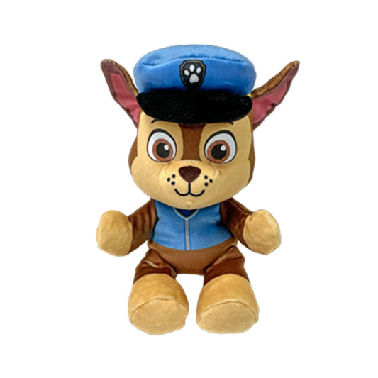 Ty Chase plush Beanie Baby from Paw Patrol, 7.5-inch soft stuffed toy featuring Chase the police dog character.