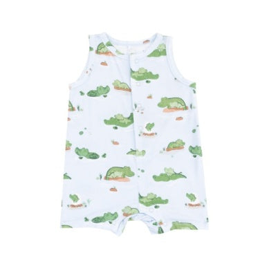 Angel Dear - Alligator Sleeveless Shortie Romper