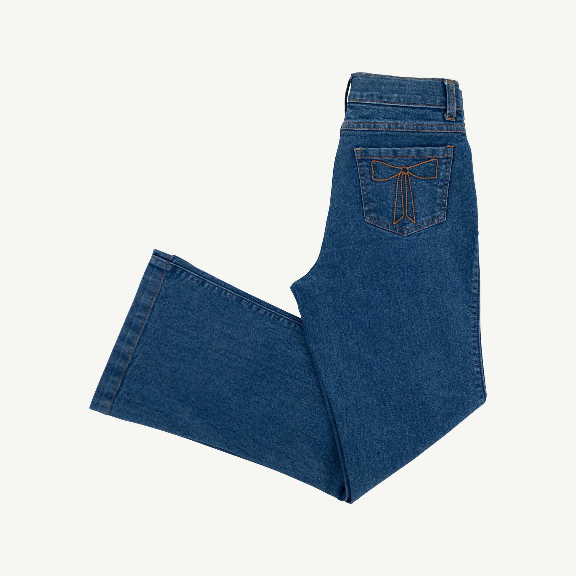 Blue Jamie jeans from The Beaufort Bonnet Company featuring classic denim fabric and a stylish fit.