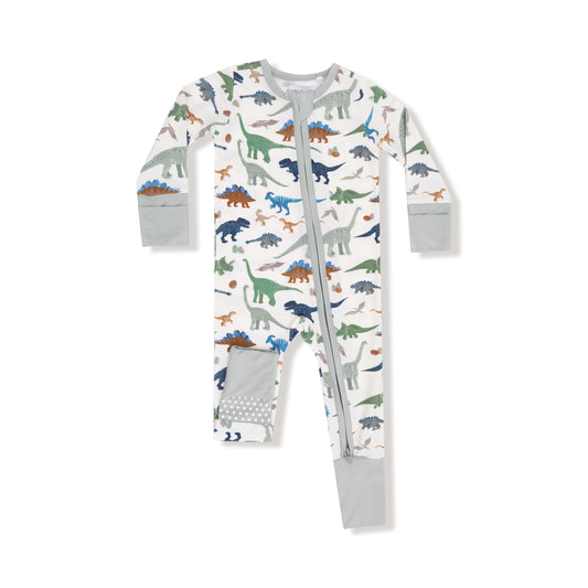 Washy Dinos Zip Romper
