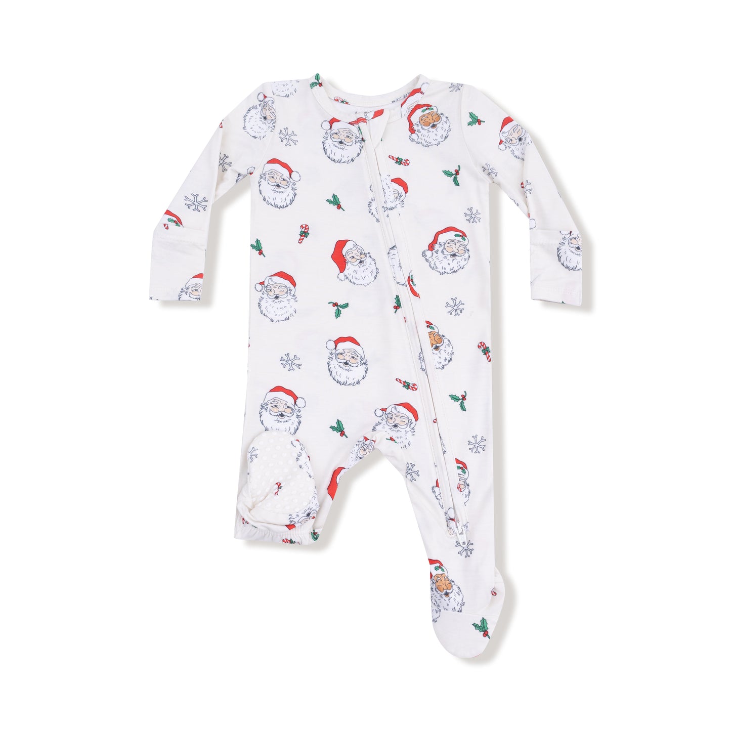 Vintage Santa Zip Footie