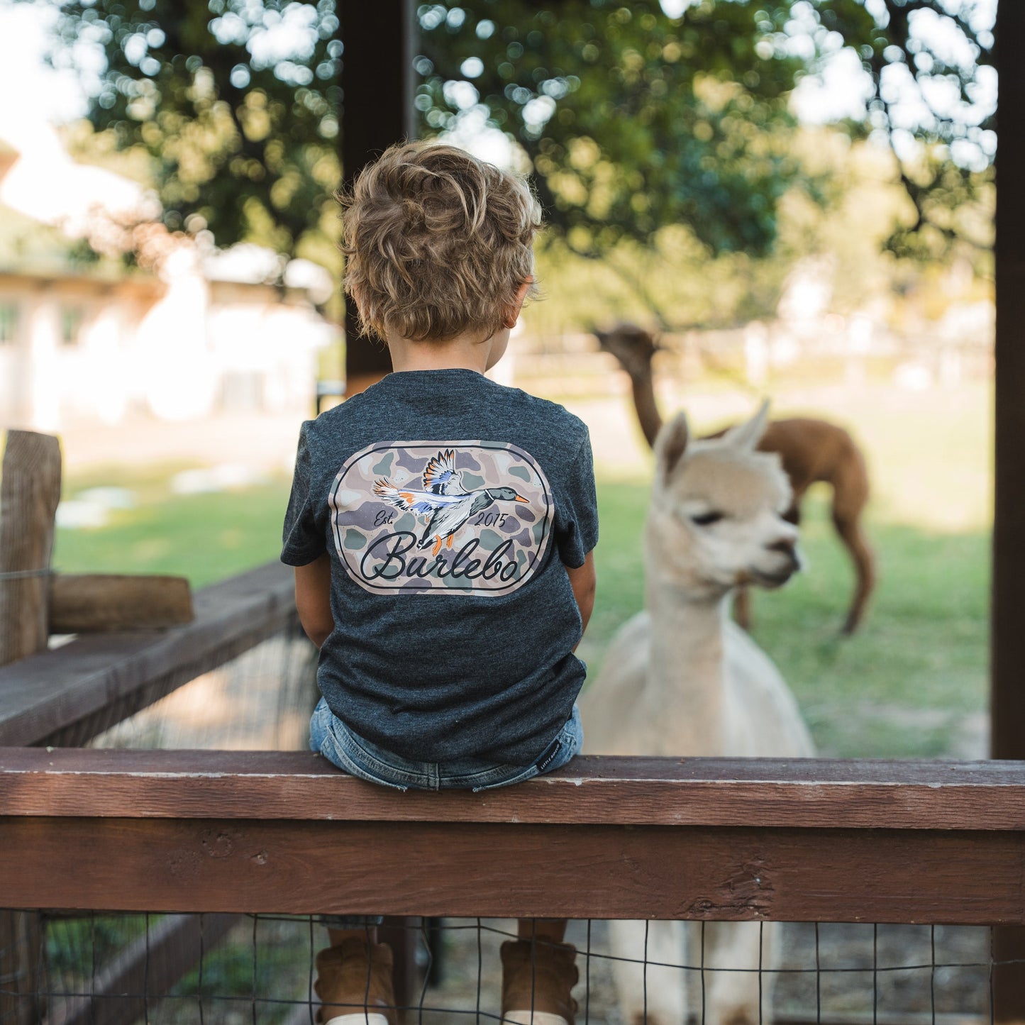 Ducks Flying In Black Tee