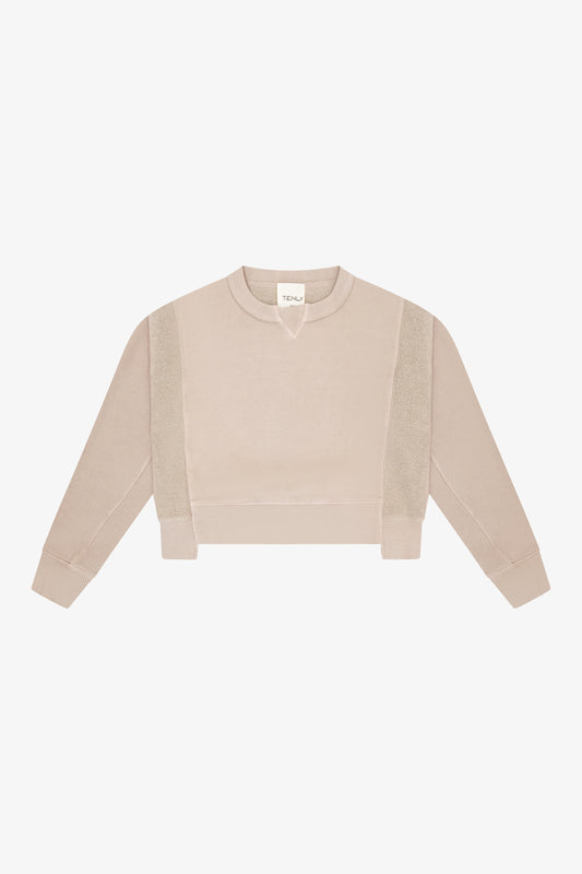 Soy Latte Cotton Fleece Sweater