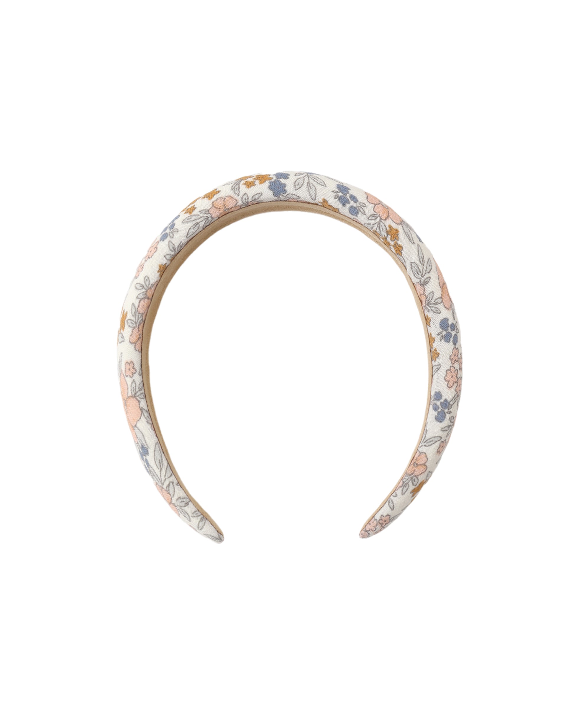 Rylee & Cru Flower Field padded headband with colorful floral pattern and soft fabric, suitable for children.