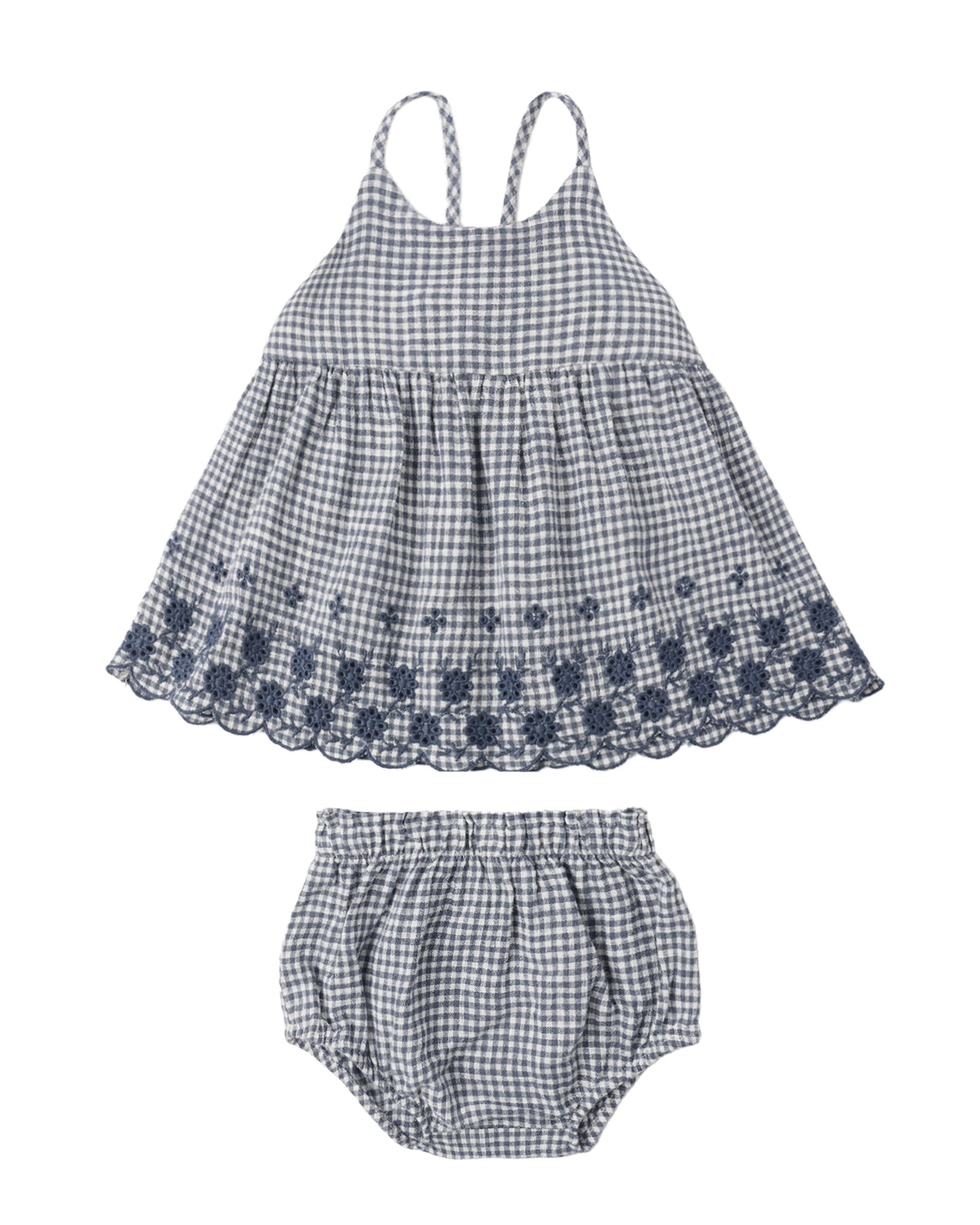 Marine Gingham Zenni Set