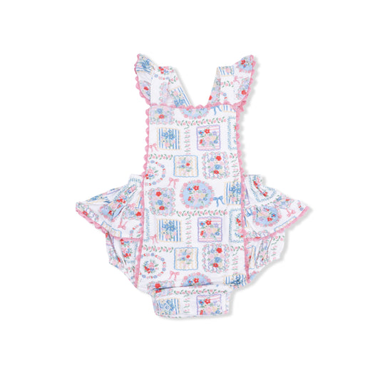 Julep's Floral Patchwork Sunsuit