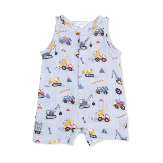 Crayon Construction Sleeveless Shortie Romper