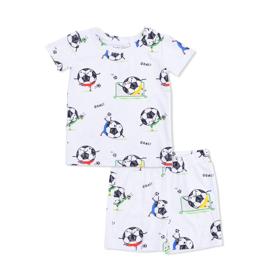 Soccer Balls Playing Soccer Loungewear Short Set