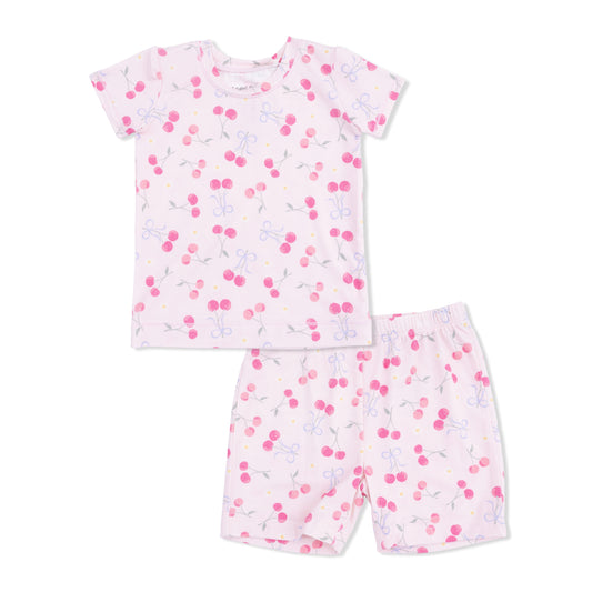 Sweet Bow Cherries Loungewear Short Set