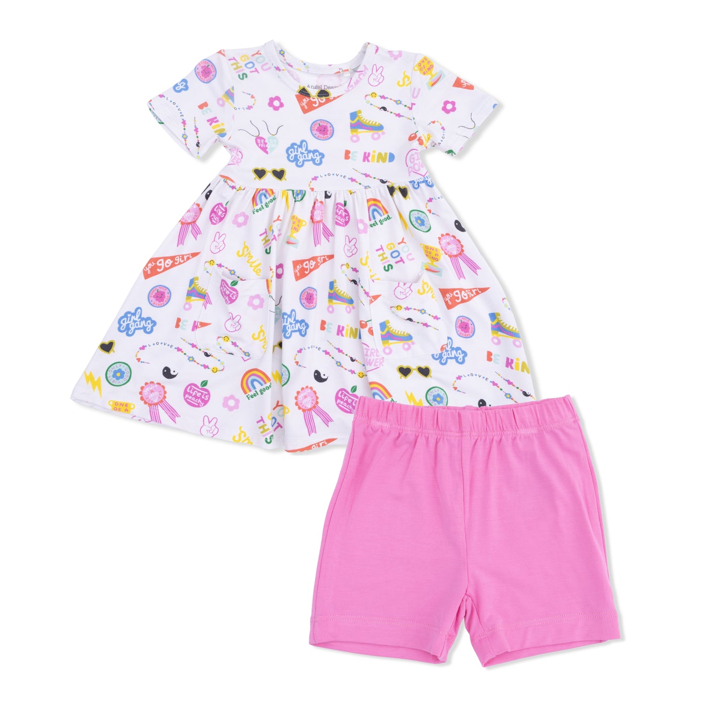 Girl Power Twirly Dress Set