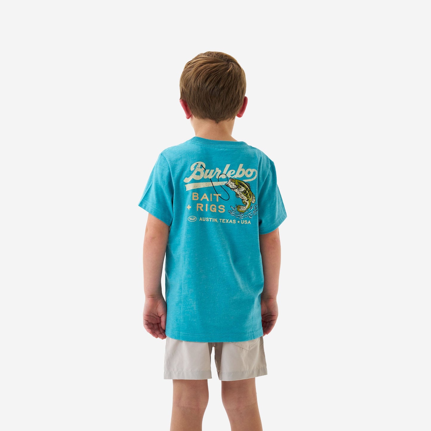 Bait & Rigs Cyan Youth Tee
