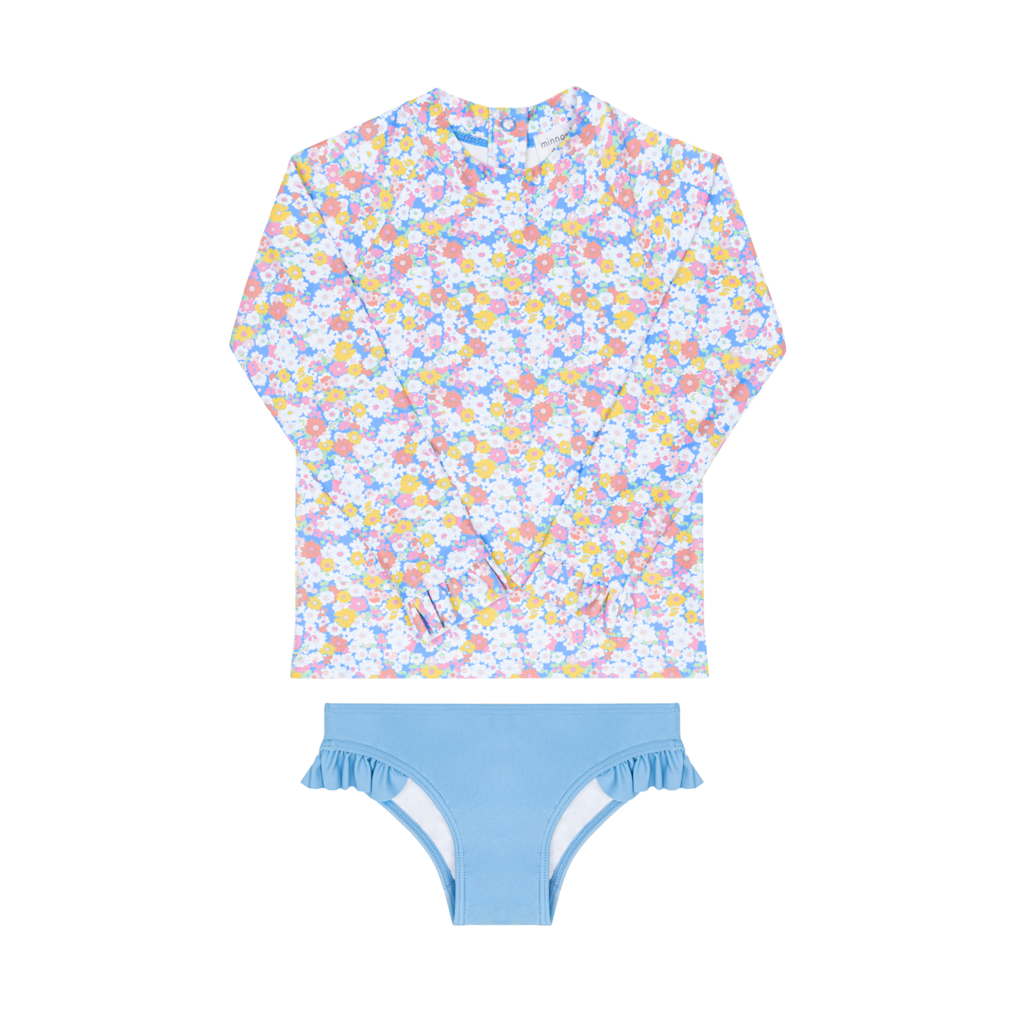 girls jasmine blossom rashguard set